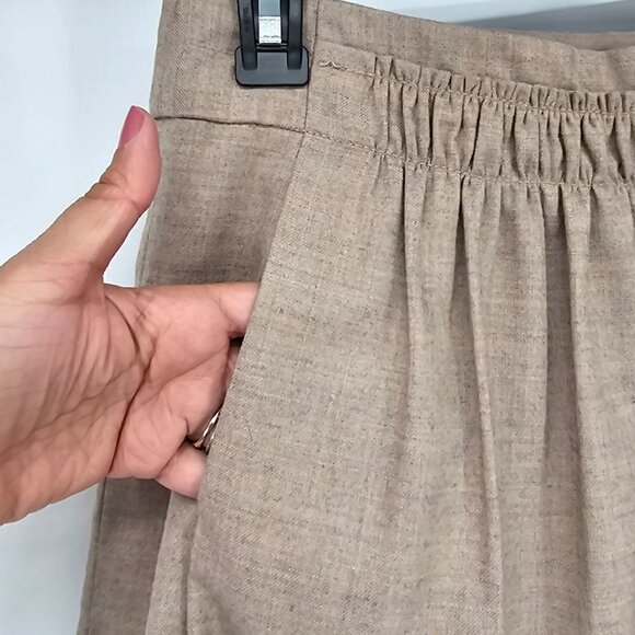 J. Crew Wool Blend Brown Side Walk Side Pocket Mini Skirt - Picture 4 of 6
